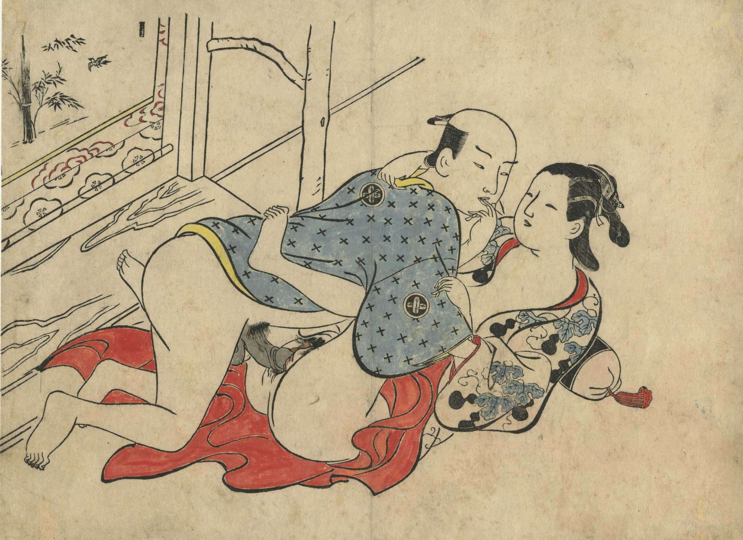 Okumura Masanobu . A series of shunga prints from the estate of Kiyoshi Shibui