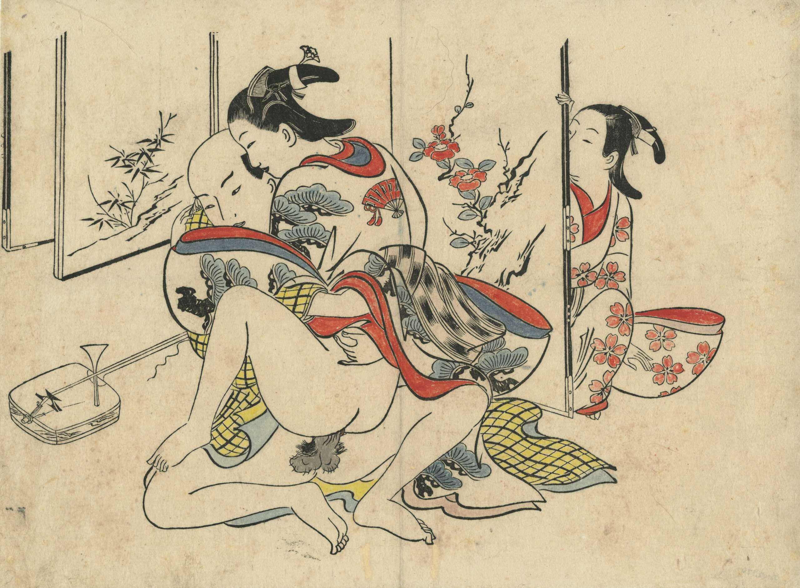 Okumura Masanobu . A series of shunga prints from the estate of Kiyoshi Shibui