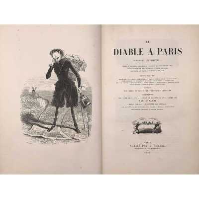 LIB-1567-b. Le Diable a Paris-Gavarni-Hetzel