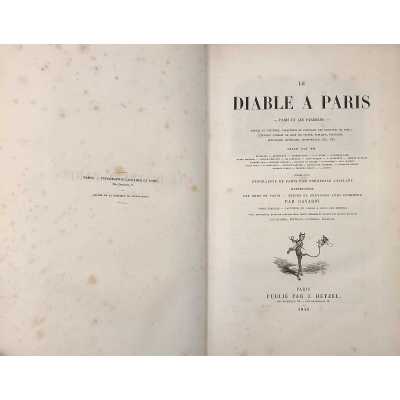 LIB-1567-c. Le Diable a Paris-Gavarni-Hetzel