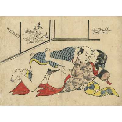 Okumura Masanobu . A series of shunga prints from the estate of Kiyoshi Shibui