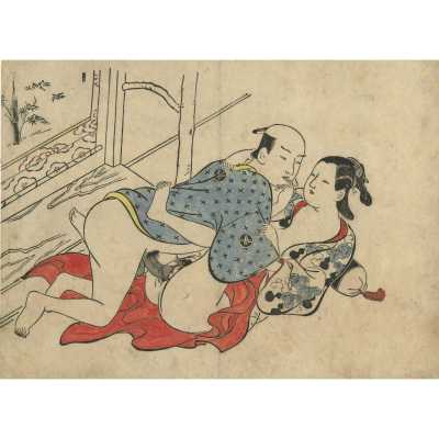 Okumura Masanobu . A series of shunga prints from the estate of Kiyoshi Shibui