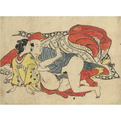 Okumura Masanobu . A series of shunga prints from the estate of Kiyoshi Shibui