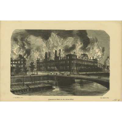 L'incendie de Hôtel de Ville (24 mai 1871) 1