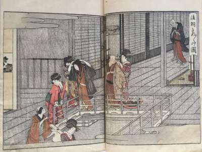 Utamaro. Seiro ehon nenju gyoji (A Picture Book of Annual Events in Yoshiwara). 1804.