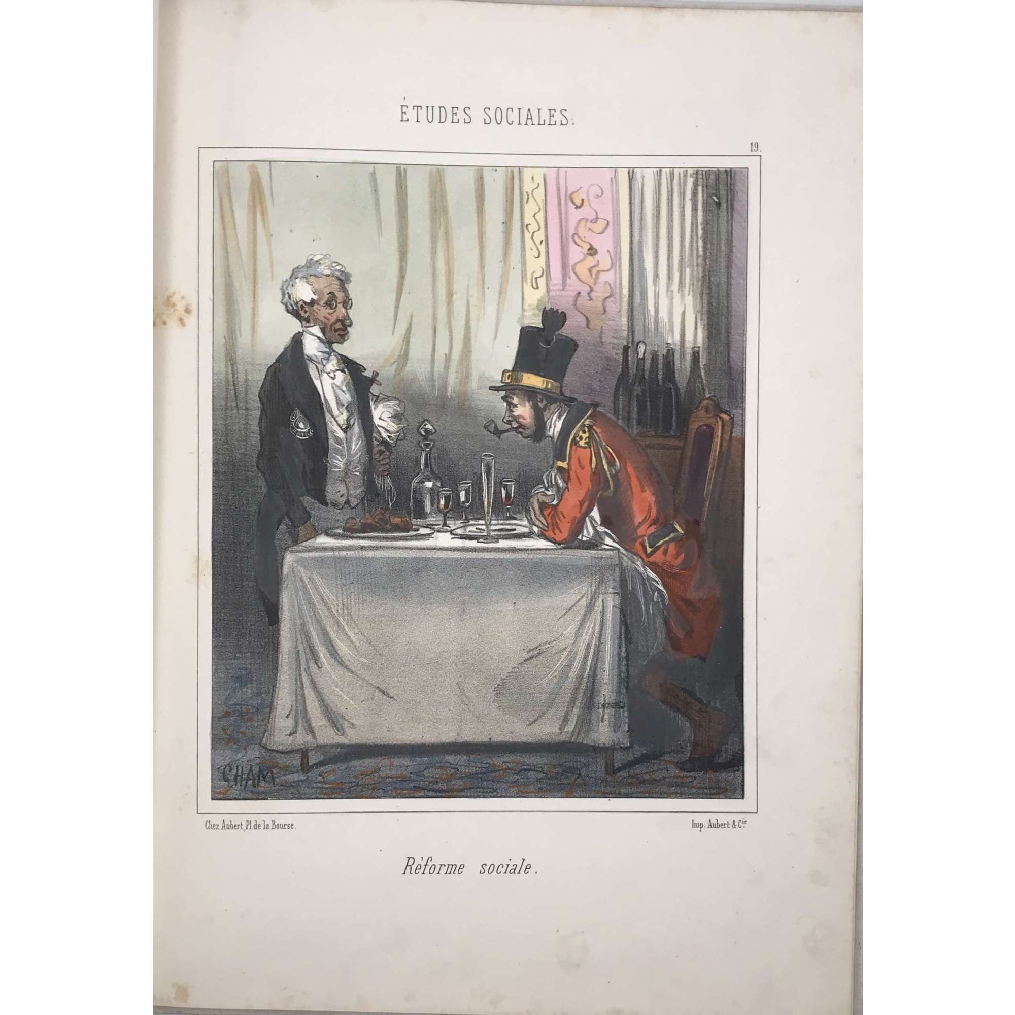 Cham| Gustave Janet| Achille Devéria| Honoré Daumier| Jean-Paul Laurens . Charges sur le Communisme, le socialisme et sur les idées de ce genre par les dessinateurs du Charivari, 1848