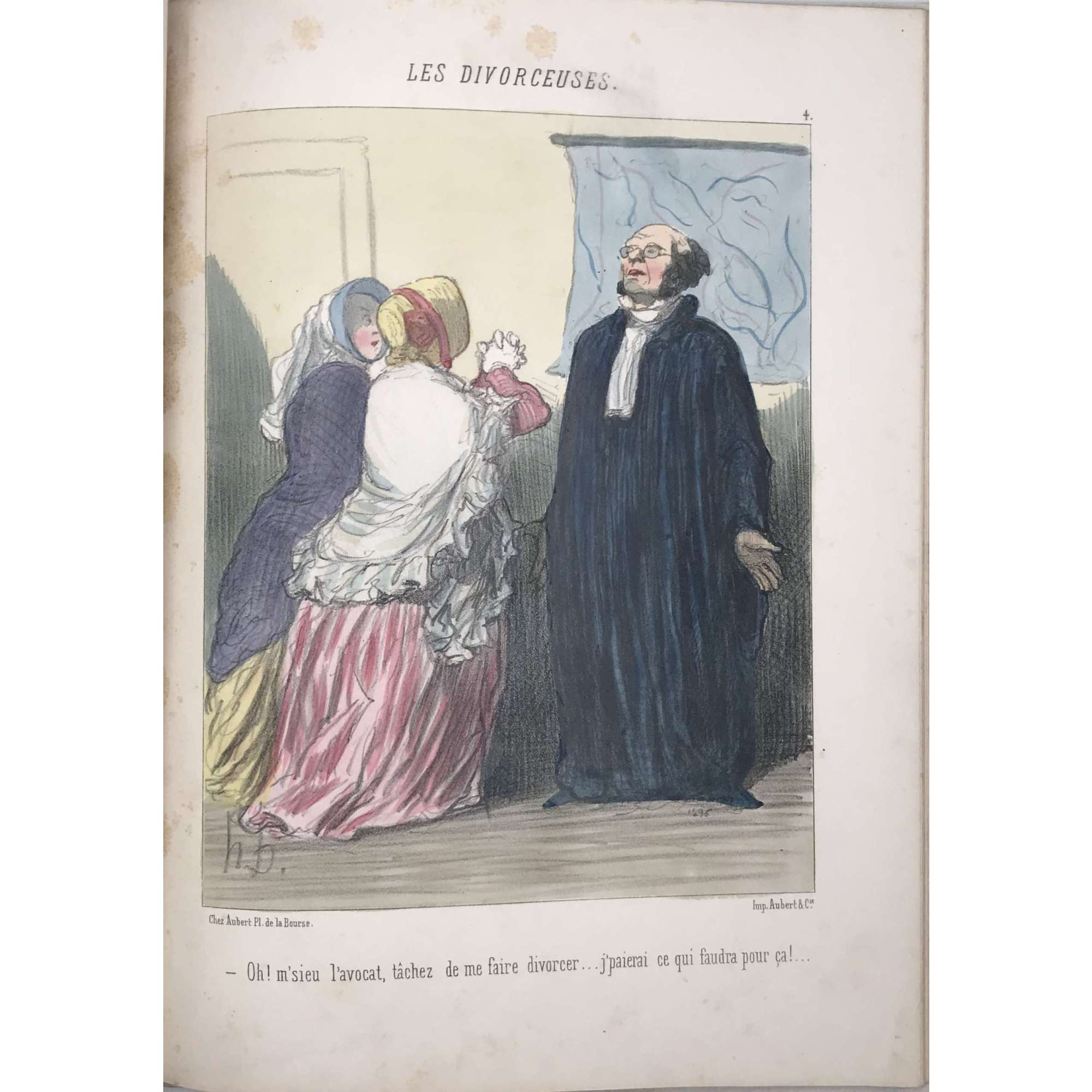 Cham| Gustave Janet| Achille Devéria| Honoré Daumier| Jean-Paul Laurens . Charges sur le Communisme, le socialisme et sur les idées de ce genre par les dessinateurs du Charivari, 1848