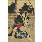 Utagawa Kuniyoshi . Kabuki actors