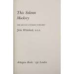  John Whitehead. This solemn mockery: The art of literary forgery. Arlington Books, London, 1973. ISBN-10: 0851402127