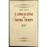 Henri Rollin. L'apocalypse de notre temps / Les dessous de la propagande allemande d'après des documents inédits. — NRF [Nouvelle Revue Française], — Paris: Gallimard, 1939. — Series: Problémes et documents. pp.: [1-9] 10-567 [9].