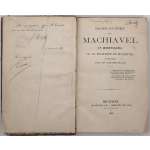 Maurice Joly. Dialogue aux Enfers entre Machiavel et Montesquieu ou la politique de Machiavel  au XIX siecle, par un contemporain. Bruxelles, Impremerie de A.Mertens et fils, rue de l'Escalier, 22, Bruxelles. 1864. 337 pages.