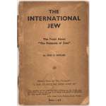 The International Jew - The Truth About "The Protocols of Zion". Eric D. Butler. Publisher: R. M. Osborne Limited (1939) -- pp. 168.