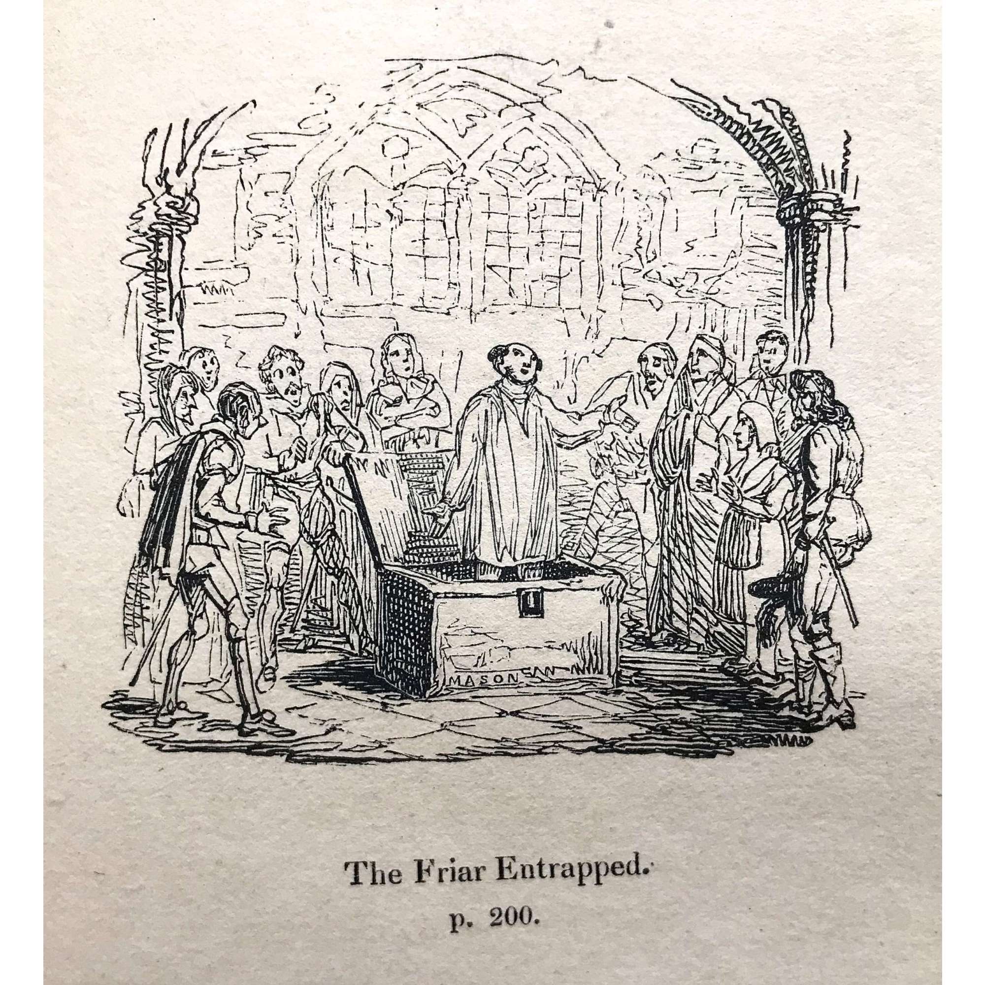 [ROSCOE, Thomas, translator]. Tales of Humour, Gallantry, & Romance, selected and translated from the Italian. With sixteen illustrative Drawings by George Cruikshank. London, Printed for Charles Baldwyn, 1827.