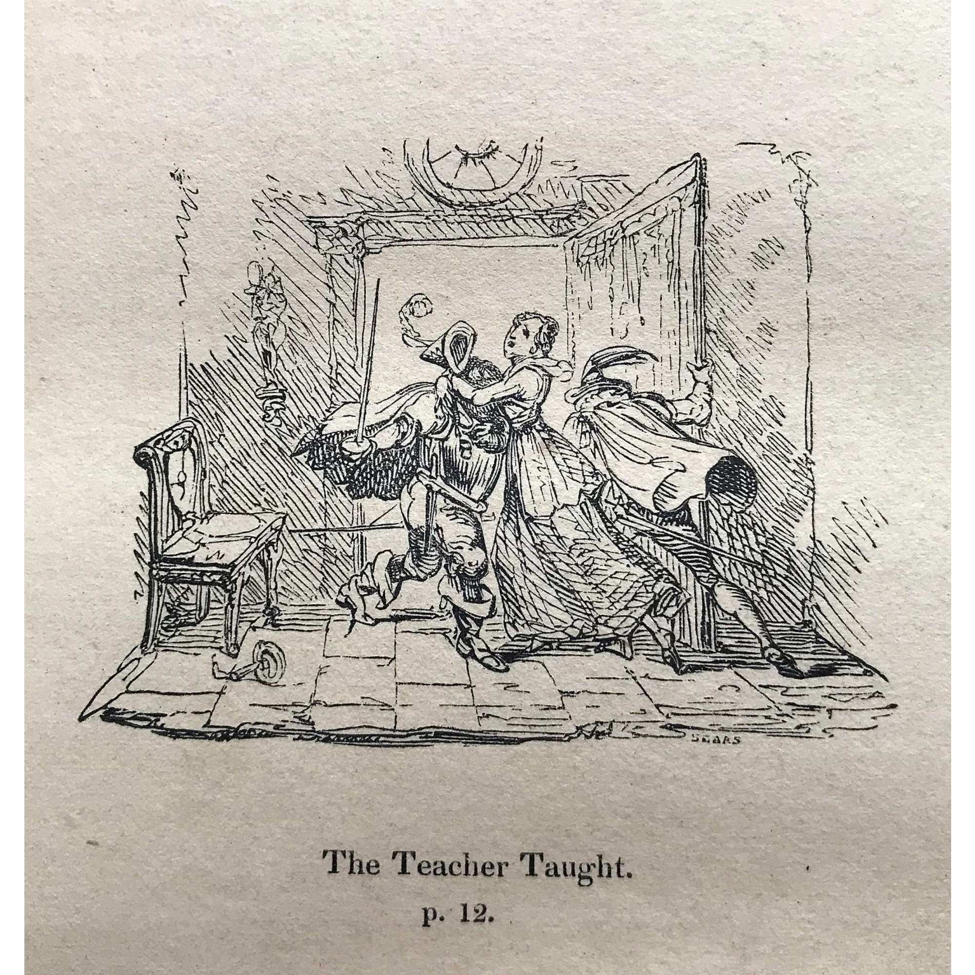 [ROSCOE, Thomas, translator]. Tales of Humour, Gallantry, & Romance, selected and translated from the Italian. With sixteen illustrative Drawings by George Cruikshank. London, Printed for Charles Baldwyn, 1827.