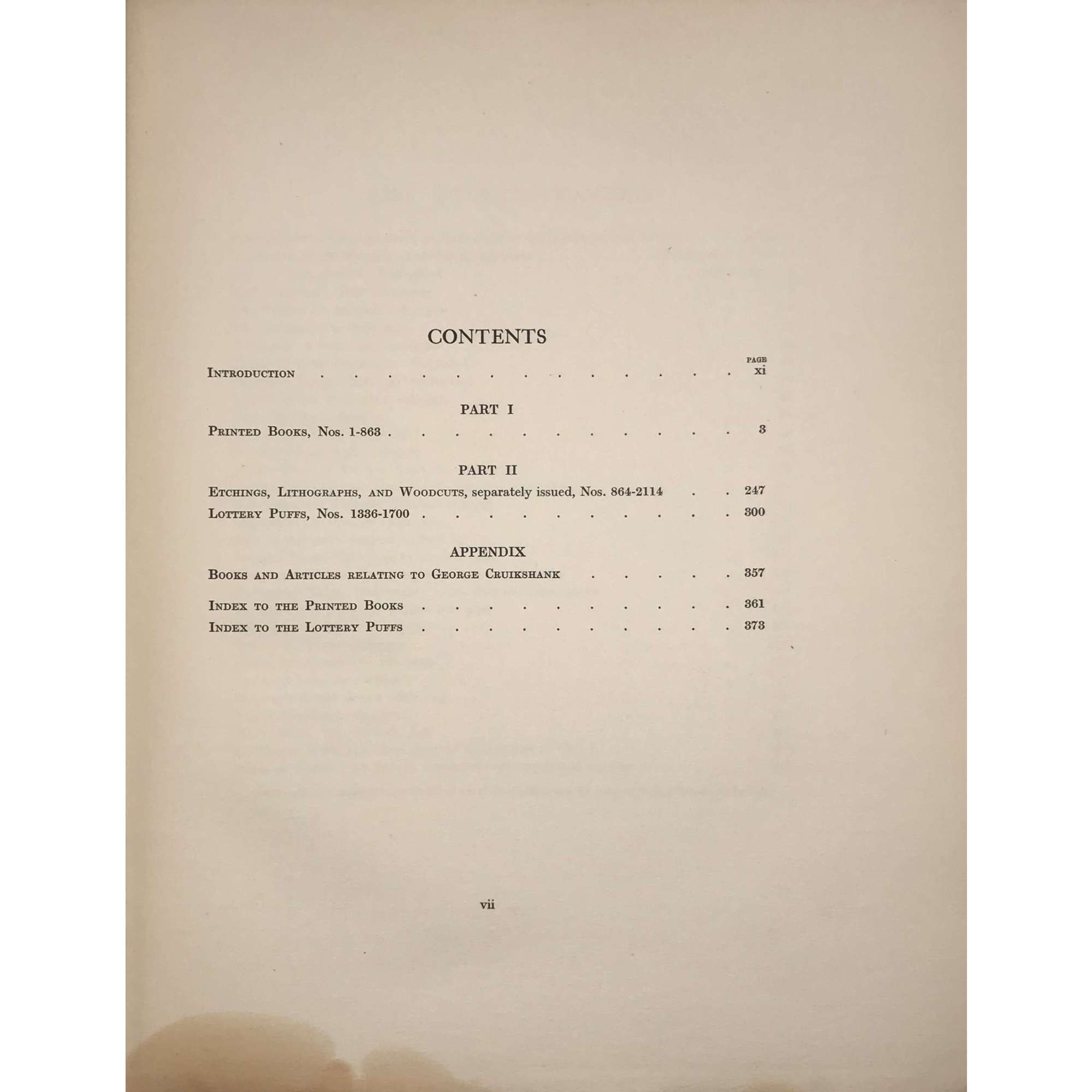 George Cruikshank : A Catalogue Raisonné Of The Work Executed During The Years 1806-1877; With Collations, Notes, Approximate Values, Facsimiles, And Illustrations
by Albert M. Cohn, author of a bibliographical catalogue of the printed works illustrated by George Cruikshank, etc. London : Office of "The Bookman's Jounral", 1924. [Cohn, Albert M.]