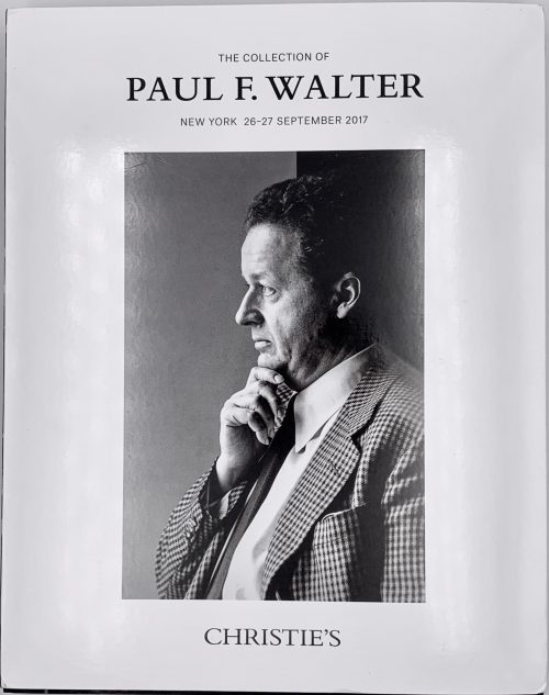 The Collection of Paul Walter. New York, September 26-27, 2017; Sale WALTER-15785; Christie's Auction Catalog.