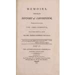 Memoirs, Illustrating the History of Jacobinism, written in French by the Abbé Barruel, And Translated into English by the Hon. Robert Clifford, F. R. S. & A. S. / 2nd edition, revised and corrected. Printed for the Translator.  — T. Burton.  London, 1798. — Vol. 1-4. Vol. 1: Part I. The Antichristian Conspiracy: pp. (xvi) 401; Vol. 2: Part II. The Antimonarchical Conspiracy: pp.479; Vol. 3: Part III. The Antisocial Conspiracy: pp. (xviii) 414; Vol. 4: Part IV. Antisocial Conspiracy; Historical Part: pp. (xviii) 601 [50].