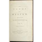 [James Macpherson]. The Poems of Ossian / Translated by James Macpherson, Esq; In Two Volumes. A New Edition; Two volume set. — London: Printed for W. Strahan and T. Cadell, MDCCLXXXIV [1784]. — Vol.1: [i-v] vi-xiii, [2] 3-404 pp; vol.2: [6], [2] 3-435 pp.