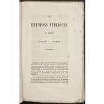 Auguste Vitu. Les réunions publiques à Paris 1868-1869. — Paris: E. Dentu, 1869. — pp.: [1-5] 6-151 [1].