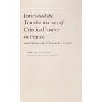 James M.Donovan. Juries and the Transformation of Criminal Justice in France in the Nineteenth and Twentieth Centuries (Studies in Legal History). — Chapel Hill, NC: The University of North Carolina Press, 2010. — pp.: [i-viii] ix [x], 1-262.