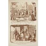 George Cruikshank. George Cruikshank's Fairy Library. Hop-O'-My Thumb. Jack and the Bean-Stalk. Cinderella. Puss in Boots. — London: George Bell and Sons, 1885. — pp.: [2] blank, [2] first half-title with blank verso, [i-ii] second half-title with blank verso, [2] frontispiece plate with blank recto, [iii-viii] title, colophone, editor's note, list of illustr. [2] title with blank verso, [1] 2-101 [3] blank, 24 plates with protective tissue, unpag. — Colophon: This edition is limited to 500 copies, with India paper impressions. The former editions have been from lithographic transfers. The plates were retouched under Mr. Cruikshank's direction shortly before his death, and have not been used since until now.