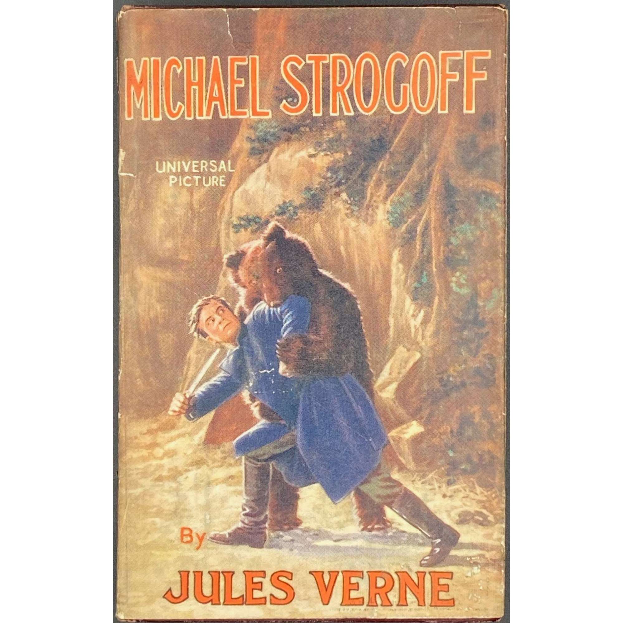 Jules Verne. Michael Strogoff : The courier of the Czar. (The story of the film). — London: The Readers Library Publishing Company Ltd., [1927]. — pp.: [1-13] 14-251 [252: printer's imprint] [253-256: blank], note: [note: first and last leaves used as front and rear paste-downs].