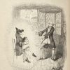 [Barham, Richard Harris]. The Ingoldsby Legends or Mirth and Marvels by Thomas Ingoldsby, esquire / First, Second and Third Series - 3 volumes; Illustr.: George Cruikshank and John Leech. — London: Richard Bentley, 1840-1847. — Vol. 1: Printed by London: Samuel Bentley, 1840. pp.: ff, [2 blank] [i ht] [ii colophon] [title, verso blank] [iii] iv-v [vi blank] [contents, list of ill.] [blank, etching on verso] [1] 2-338 [339] [7, incl. orig. FC and Sp.] bf, 6 plates: 1 by Buss, 3 by Leech, 2 by Cruikshank. — Vol. 2: Printed by London: S. & J. Bentley, Wilson, and Fley, 1842. pp.: ff, [2 blank] [i ht] [ii colophon]  [title, verso blank] [v] vi-vii [viii blank] [contents, verso blank] [blank, etching on verso] [1] 2-288 [6, incl. orig. FC and Sp.] bf, 7 plates: 3 by Leech, 4 by Cruikshank. — Vol. 3: Printed by London: S. & J. Bentley, Wilson, and Fley, 1847. pp.: ff, [2 blank] [i ht] [ii colophon] [title, verso blank] [iii] iv-vi [contents, list of ill.] [blank, portrait on verso] [1] 2-364 [6, incl. orig. FC and Sp.] bf, 6 plates: 2 portraits, 2 by Leech, 2 by Cruikshank.