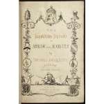 [Barham, Richard Harris]. The Ingoldsby Legends or Mirth and Marvels by Thomas Ingoldsby, esquire / First, Second and Third Series - 3 volumes; Illustr.: George Cruikshank and John Leech. — London: Richard Bentley, 1840-1847. — Vol. 1: Printed by London: Samuel Bentley, 1840. pp.: ff, [2 blank] [i ht] [ii colophon] [title, verso blank] [iii] iv-v [vi blank] [contents, list of ill.] [blank, etching on verso] [1] 2-338 [339] [7, incl. orig. FC and Sp.] bf, 6 plates: 1 by Buss, 3 by Leech, 2 by Cruikshank. — Vol. 2: Printed by London: S. & J. Bentley, Wilson, and Fley, 1842. pp.: ff, [2 blank] [i ht] [ii colophon]  [title, verso blank] [v] vi-vii [viii blank] [contents, verso blank] [blank, etching on verso] [1] 2-288 [6, incl. orig. FC and Sp.] bf, 7 plates: 3 by Leech, 4 by Cruikshank. — Vol. 3: Printed by London: S. & J. Bentley, Wilson, and Fley, 1847. pp.: ff, [2 blank] [i ht] [ii colophon] [title, verso blank] [iii] iv-vi [contents, list of ill.] [blank, portrait on verso] [1] 2-364 [6, incl. orig. FC and Sp.] bf, 6 plates: 2 portraits, 2 by Leech, 2 by Cruikshank.