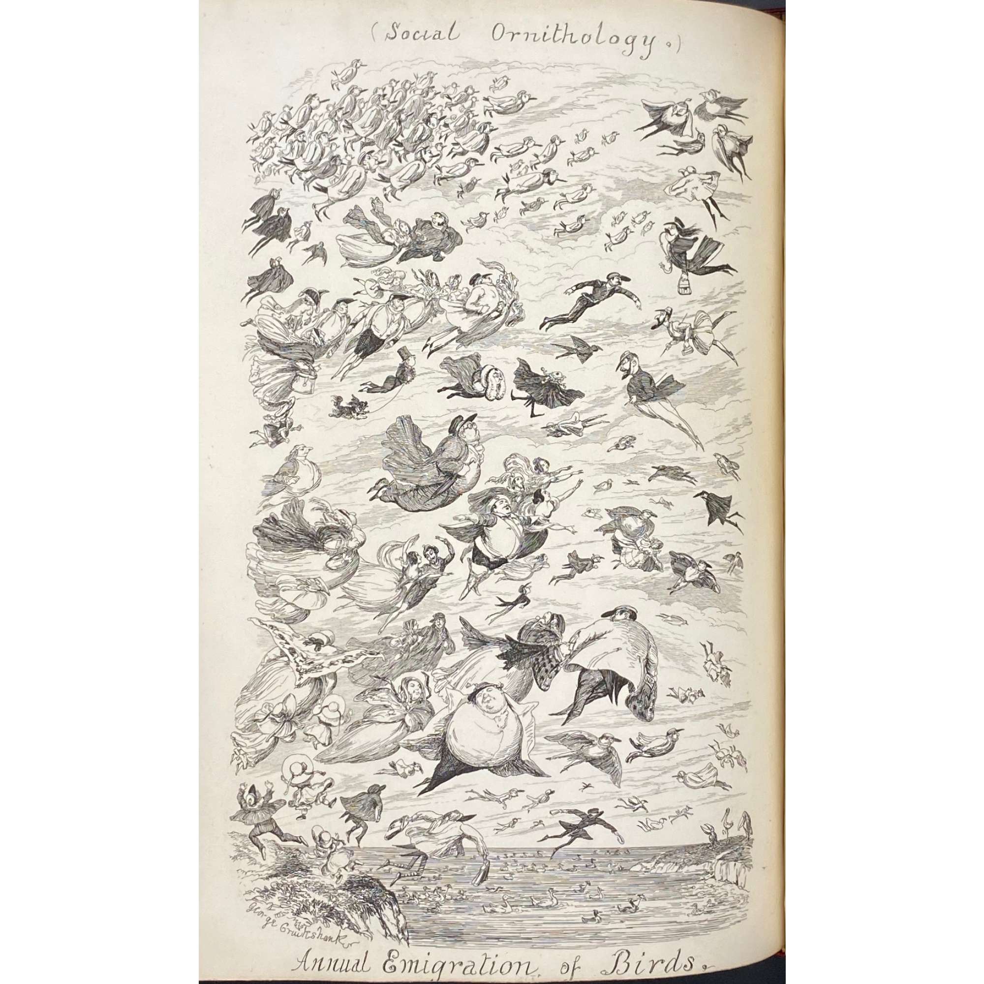 George Cruikshank's table-book / edited by Gilbert Abbott à Beckett. – London: Punch office, 1845. – viii, 284 p., [12] leaves of plates : ill's.