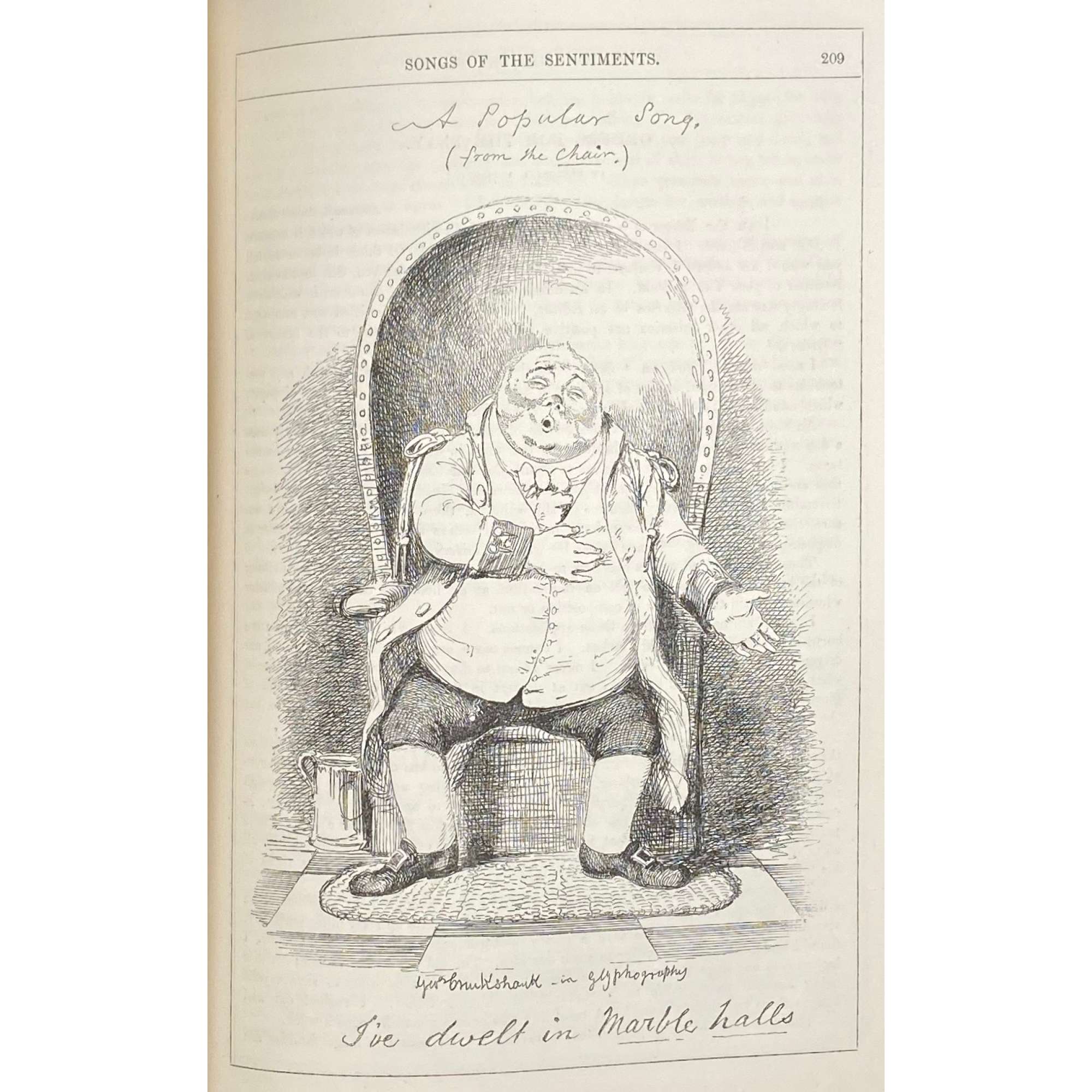 George Cruikshank's table-book / edited by Gilbert Abbott à Beckett. – London: Punch office, 1845. – viii, 284 p., [12] leaves of plates : ill's.