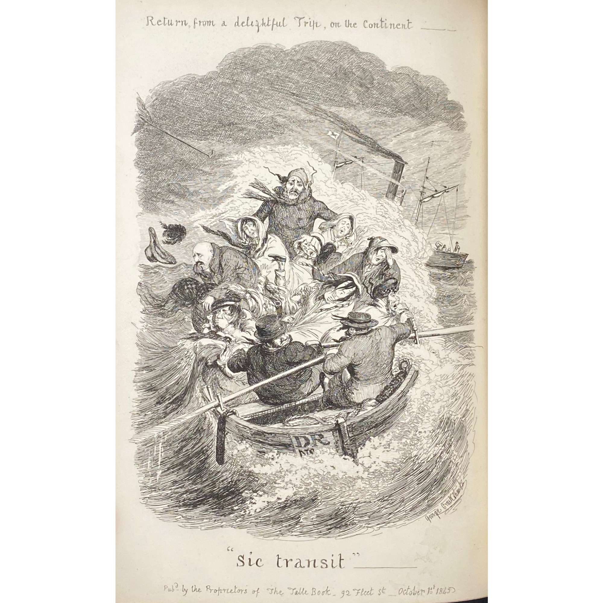 George Cruikshank's table-book / edited by Gilbert Abbott à Beckett. – London: Punch office, 1845. – viii, 284 p., [12] leaves of plates : ill's.