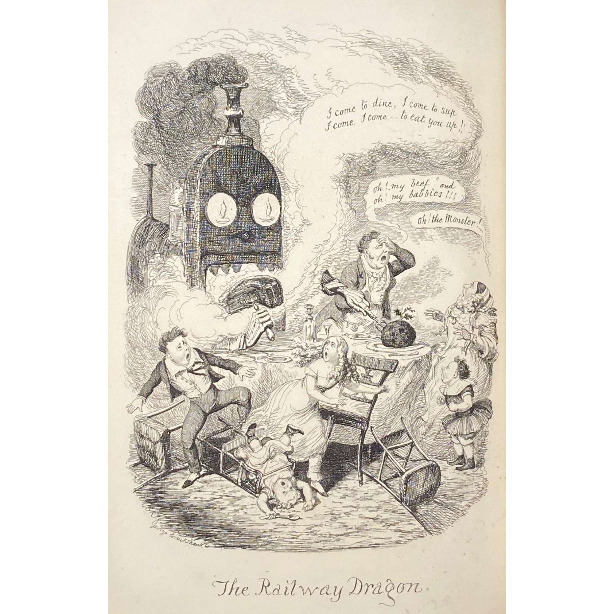 George Cruikshank's table-book / edited by Gilbert Abbott à Beckett. – London: Punch office, 1845. – viii, 284 p., [12] leaves of plates : ill's.