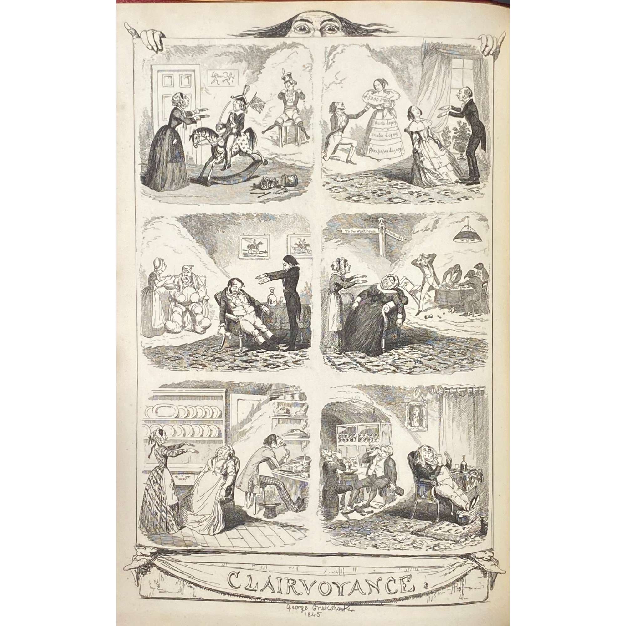 George Cruikshank's table-book / edited by Gilbert Abbott à Beckett. – London: Punch office, 1845. – viii, 284 p., [12] leaves of plates : ill's.