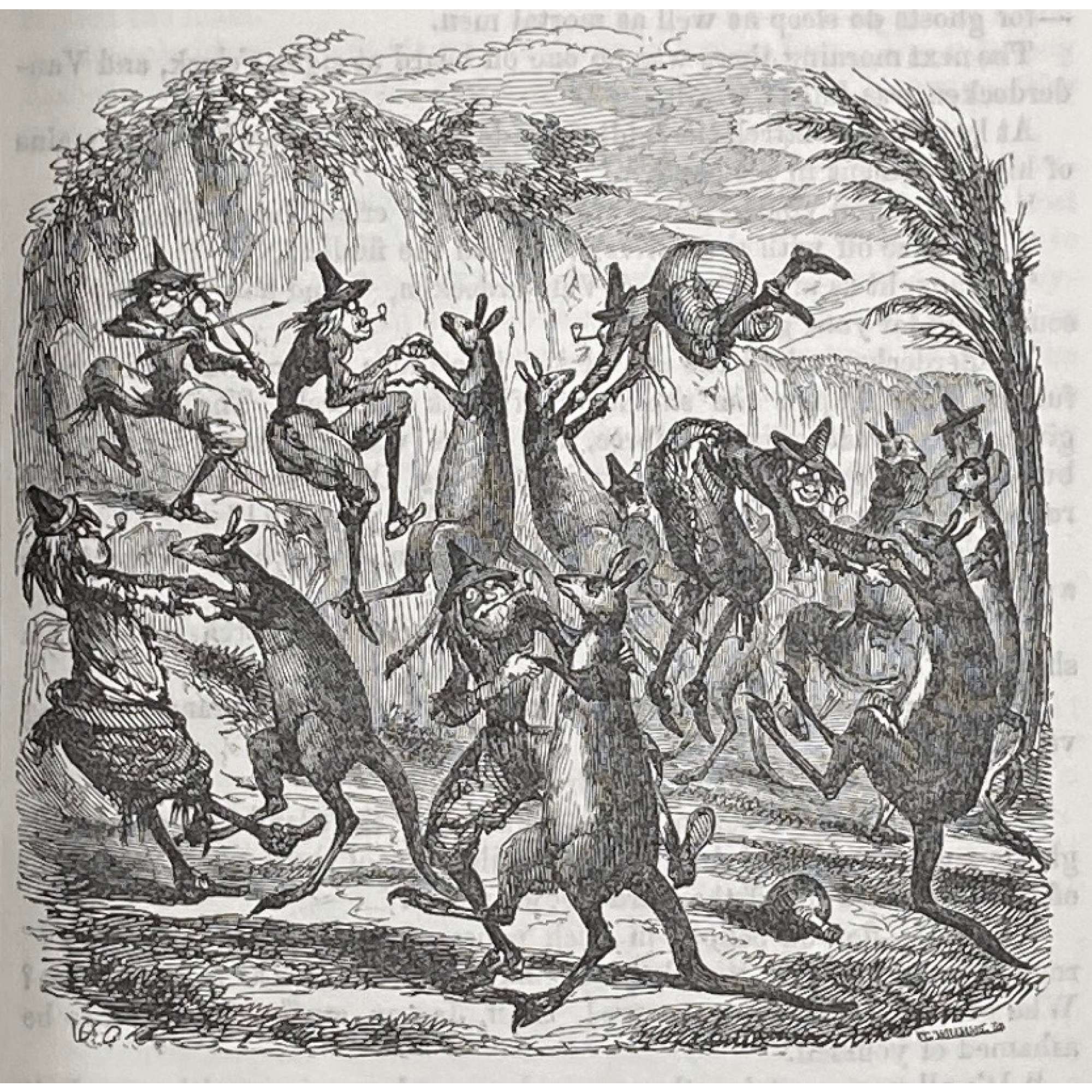 George Cruikshank's omnibus / edited by Laman Blanchard. – London : Tilt and Bogue, 1842. – [2], vi, [2], [2] 300 p., [22] leaves of plates : ill's.