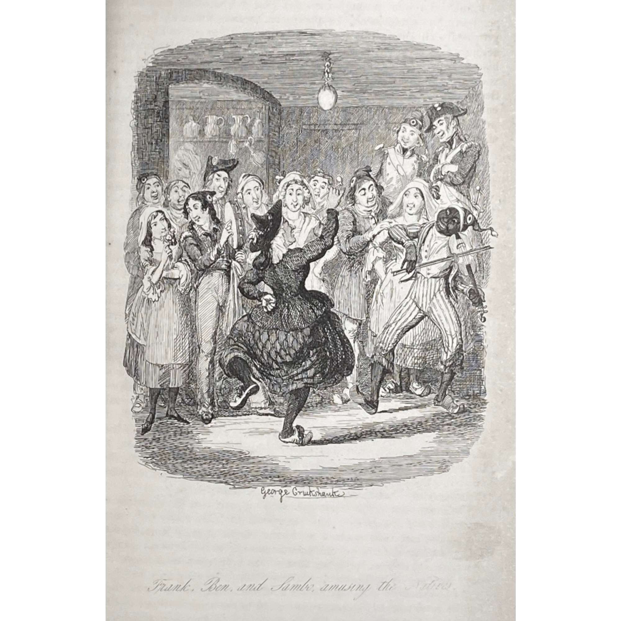 George Cruikshank's omnibus / edited by Laman Blanchard. – London : Tilt and Bogue, 1842. – [2], vi, [2], [2] 300 p., [22] leaves of plates : ill's.