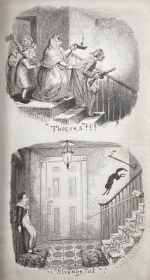 George Cruikshank's omnibus / edited by Laman Blanchard. – London : Tilt and Bogue, 1842. – [2], vi, [2], [2] 300 p., [22] leaves of plates : ill's.