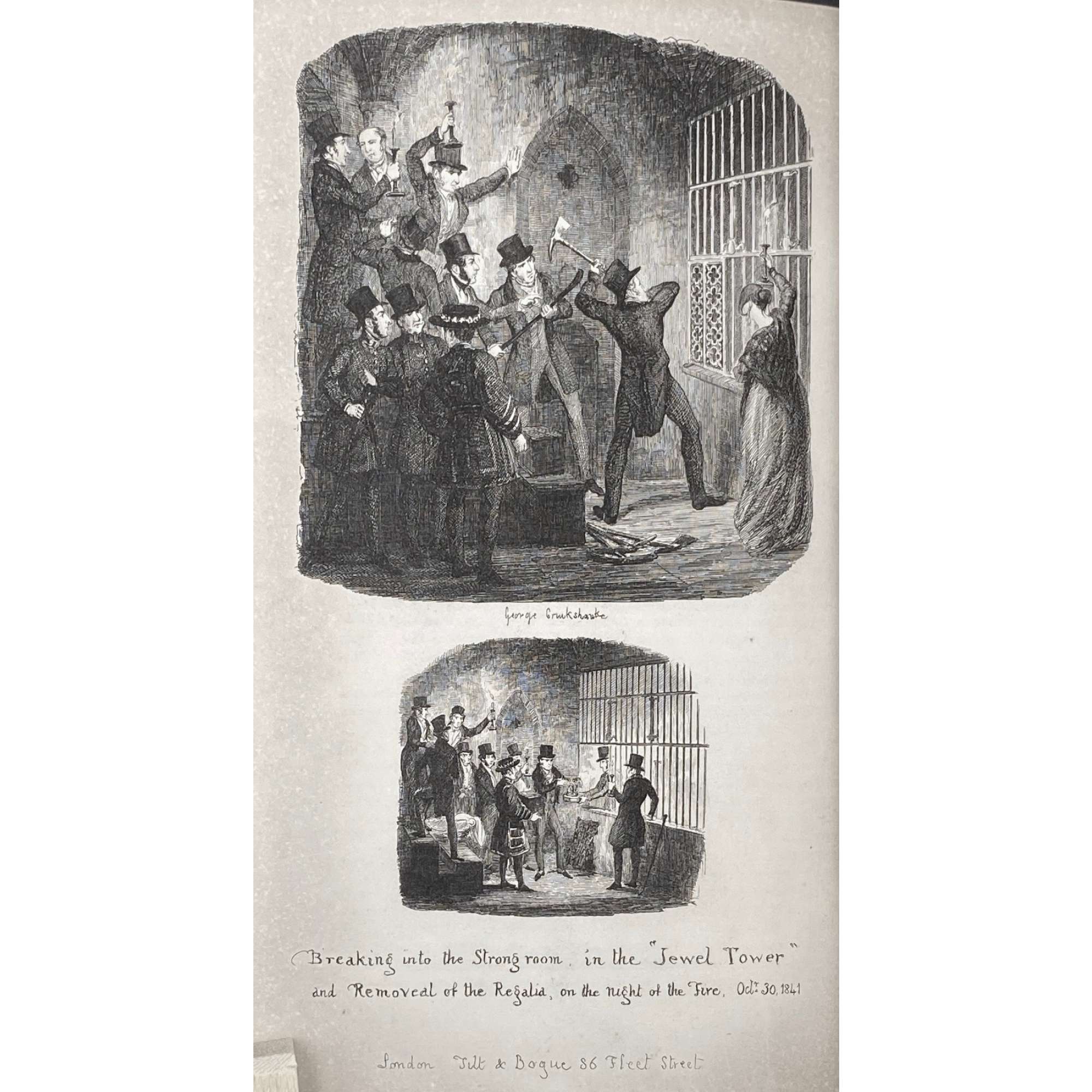 George Cruikshank's omnibus / edited by Laman Blanchard. – London : Tilt and Bogue, 1842. – [2], vi, [2], [2] 300 p., [22] leaves of plates : ill's.