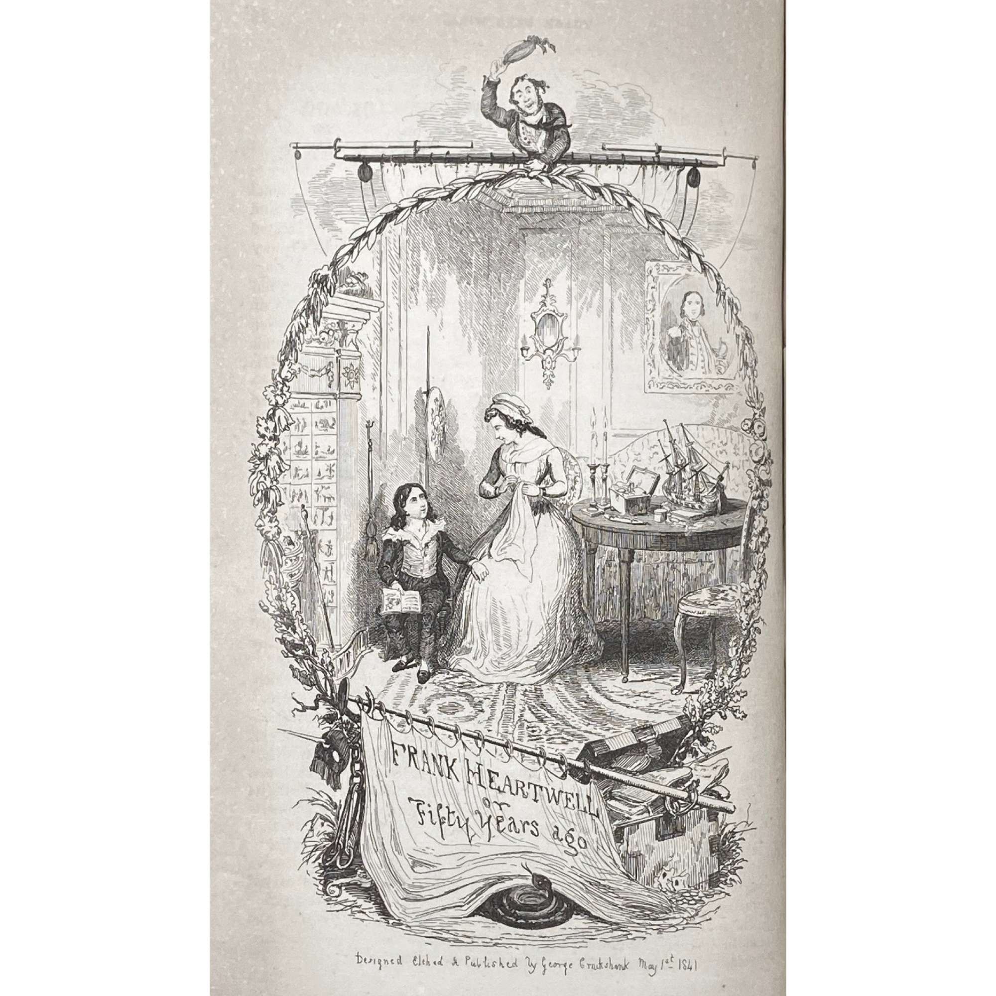 George Cruikshank's omnibus / edited by Laman Blanchard. – London : Tilt and Bogue, 1842. – [2], vi, [2], [2] 300 p., [22] leaves of plates : ill's.