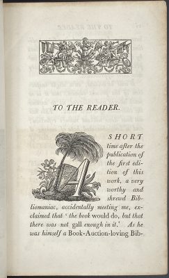 Thomas F. Dibdin. Bibliomania or book madness: a bibliographical romance.  – London, 1811.