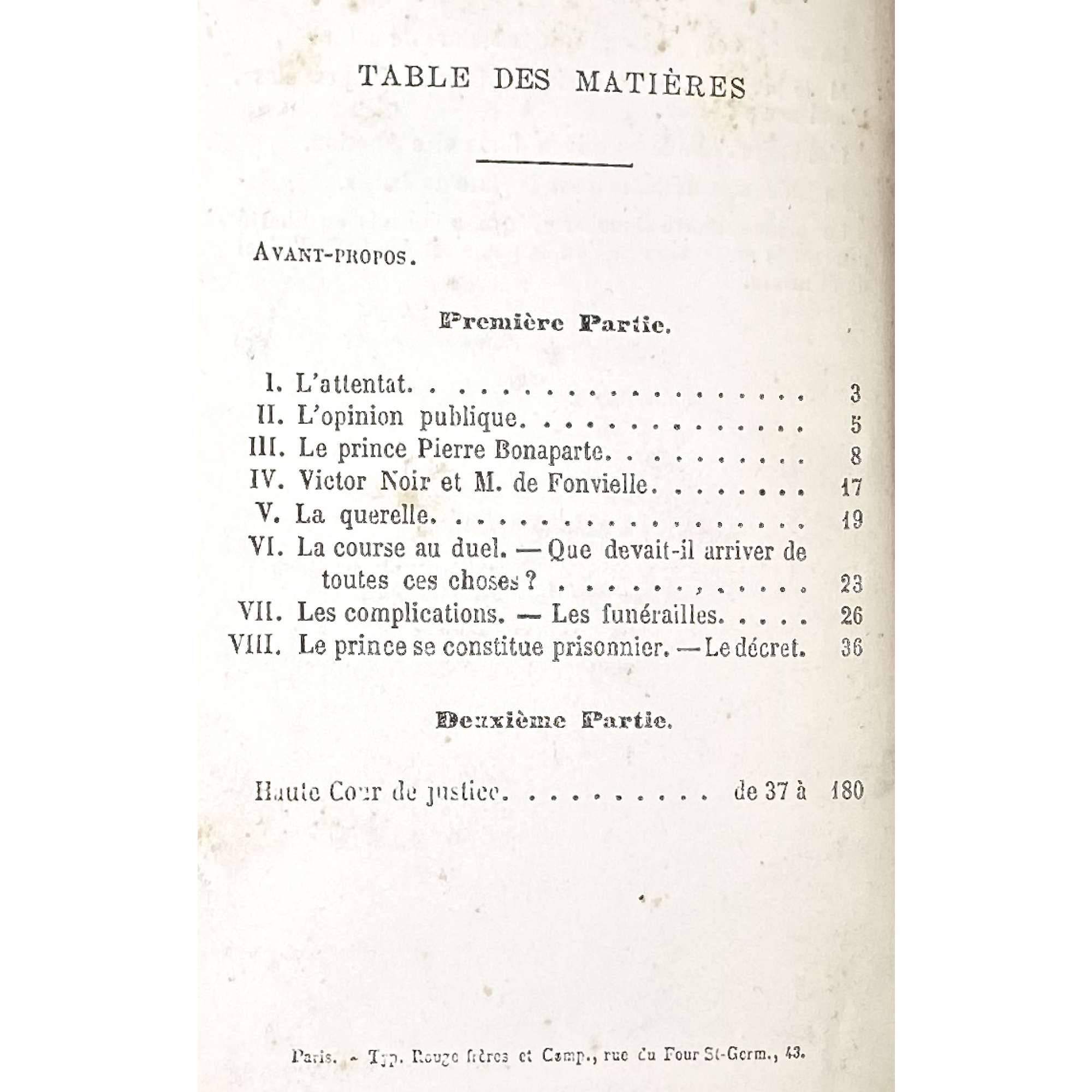 Affaire Pierre Bonaparte ou Le Meurtre d'Auteuil. — Paris: A. Chevalier, 1870.