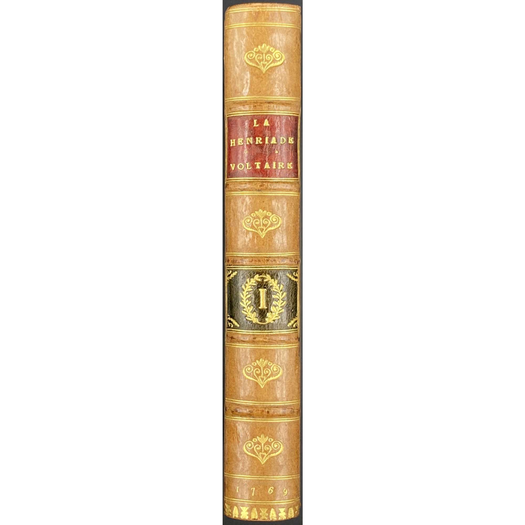 [Voltaire]. La Henriade, nouvelle édition / 2 Vol. — Paris: la Veuve Duchesne, Saillant, Desaint, Panckoucke et Nyon, [1769]-1770.