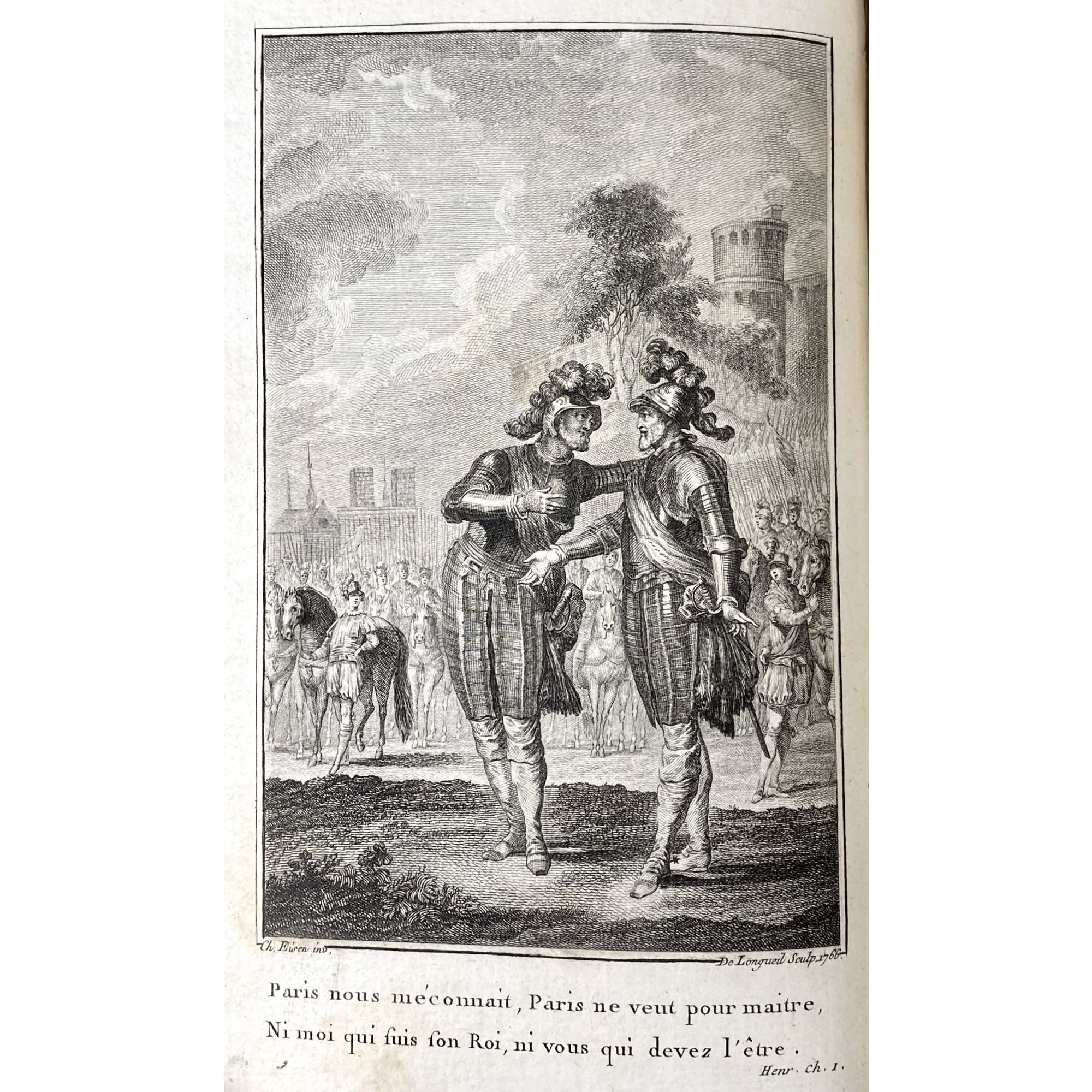 [Voltaire]. La Henriade, nouvelle édition / 2 Vol. — Paris: la Veuve Duchesne, Saillant, Desaint, Panckoucke et Nyon, [1769]-1770.