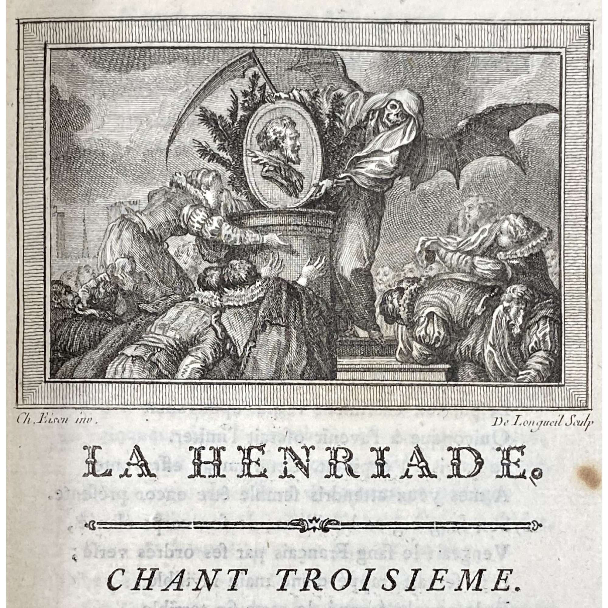 [Voltaire]. La Henriade, nouvelle édition / 2 Vol. — Paris: la Veuve Duchesne, Saillant, Desaint, Panckoucke et Nyon, [1769]-1770.