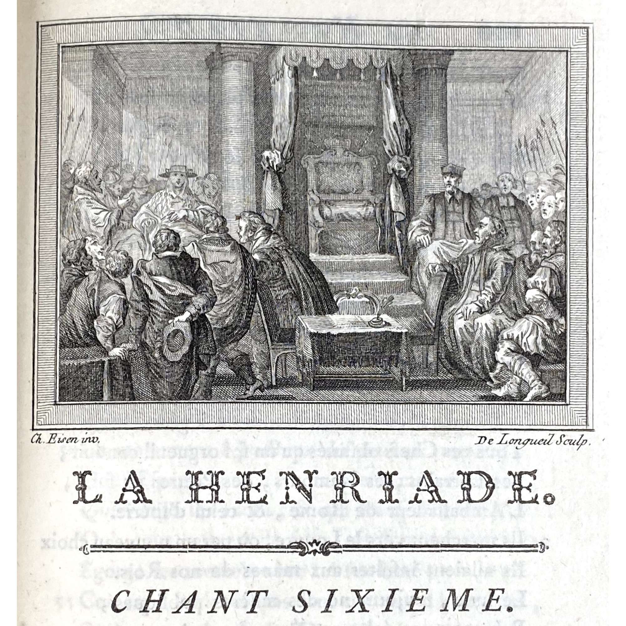 [Voltaire]. La Henriade, nouvelle édition / 2 Vol. — Paris: la Veuve Duchesne, Saillant, Desaint, Panckoucke et Nyon, [1769]-1770.