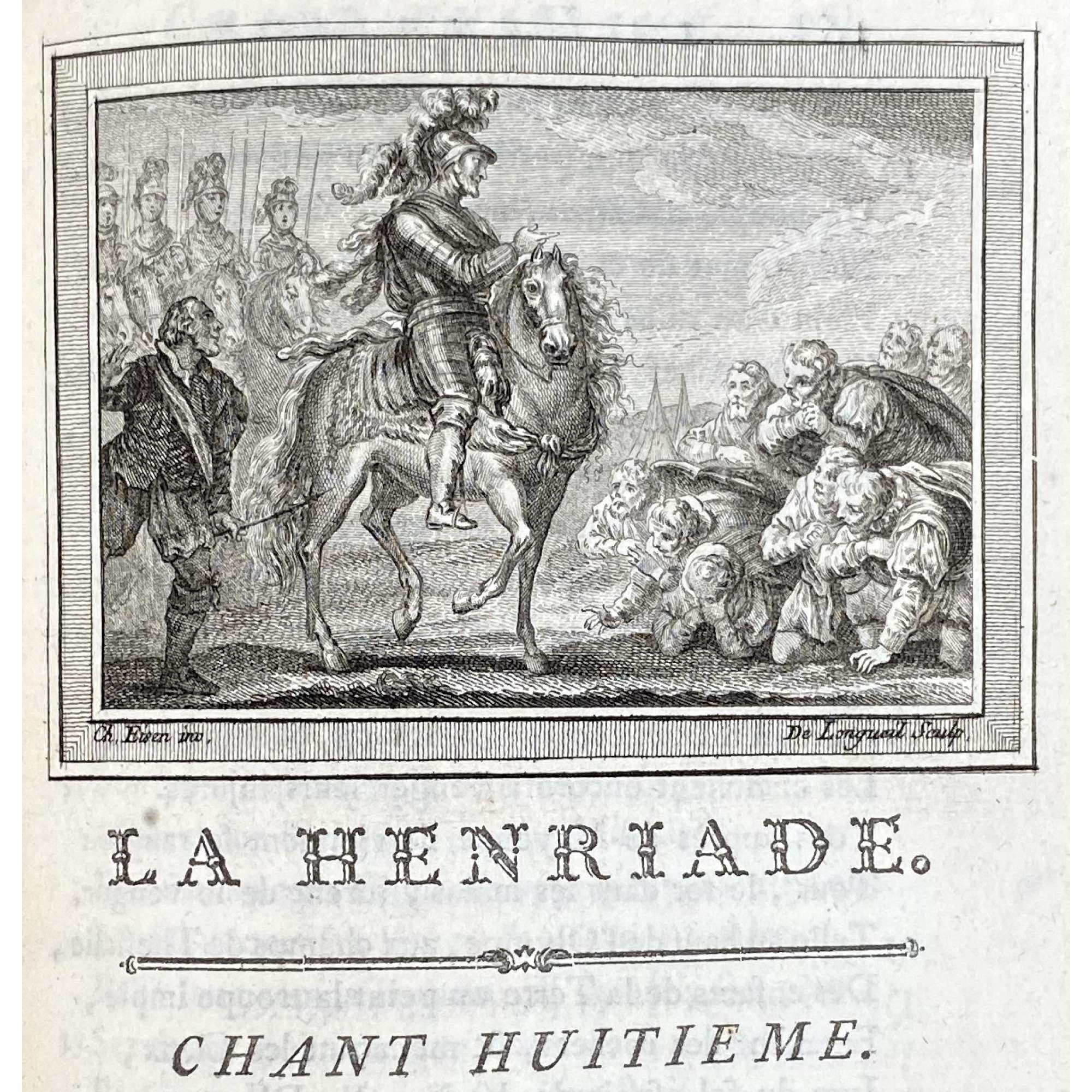 [Voltaire]. La Henriade, nouvelle édition / 2 Vol. — Paris: la Veuve Duchesne, Saillant, Desaint, Panckoucke et Nyon, [1769]-1770.