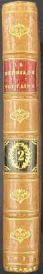 [Voltaire]. La Henriade, nouvelle édition / 2 Vol. — Paris: la Veuve Duchesne, Saillant, Desaint, Panckoucke et Nyon, [1769]-1770.
