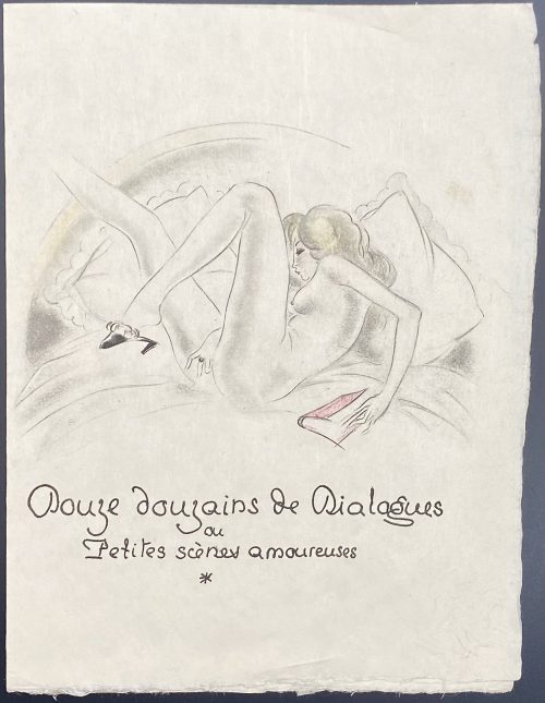 Natalia Dessin De Érotique, Drawing by Delatour