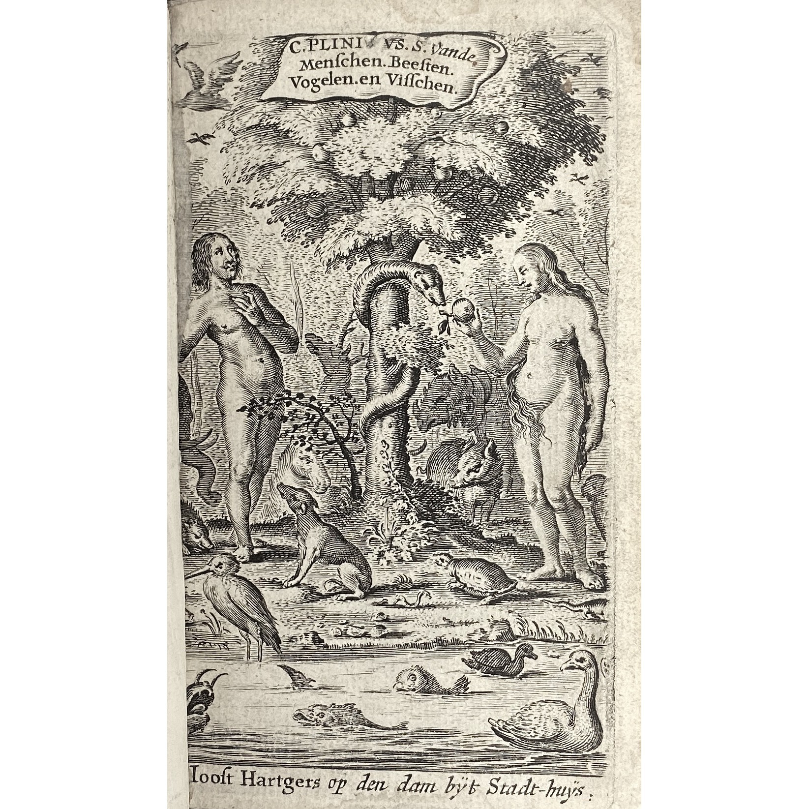 C. Plinius S. Van Menschen, Beesten, Vogeln en Visschen. – Amsterdam: Joost Hartgers, 1650.