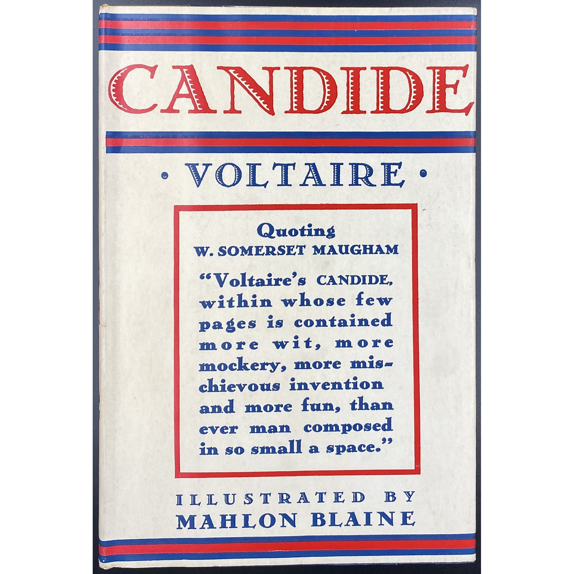 Voltaire. Candide / Illustrations by Mahlon Blaine. — New York: Illustrated Editions Company, [c. 1930].